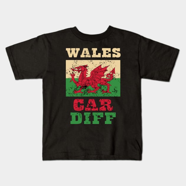 Flag of Wales Kids T-Shirt by KewaleeTee